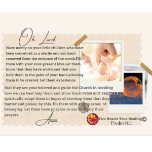 Prayer For the Unborn Frozen in Time